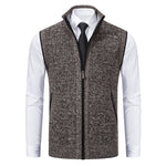 Enzo Knitted Zip Vest