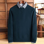 Marven Jacquard Collared Sweater
