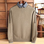 Marven Jacquard Collared Sweater