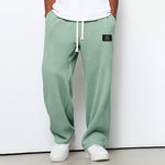 Men’s Waffle Knit Jogger Pants with Drawstring Waist