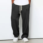 Men’s Waffle Knit Jogger Pants with Drawstring Waist