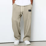Men’s Waffle Knit Jogger Pants with Drawstring Waist