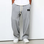 Men’s Waffle Knit Jogger Pants with Drawstring Waist