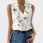 Loretta | Elegant V-Neck Blouse