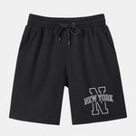 New York Print Mid Length Shorts