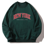 New York Print Crew Neck Relaxed Sweatshirt