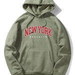 New York Brooklyn Print Hoodie