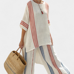 Anzaleira | Chic Striped Ensemble