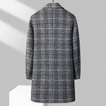 Marcello Plaid Overcoat