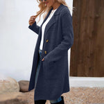 ZAHEKA��� - Casual Long Sleeve Mid Length Coat