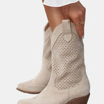 Piper | Perforated Ankle Boots
