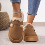 TAZA��� - Comfy Platform Mini Boots Slippers