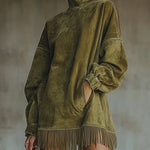 Sheri | Comfy Fringe Dress