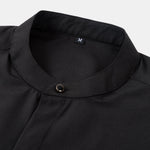 3 Pieces Non-Iron Hidden Placket Stand Collar Dress Shirt