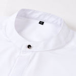 3 Pieces Non-Iron Hidden Placket Stand Collar Dress Shirt