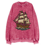 Sailing Ship  - Vintage Sweatshirt