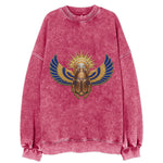 Winged Scarab - Vintage Sweatshirt