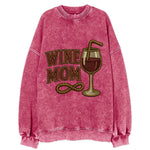 Wine Mom  - Vintage Sweatshirt