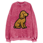 Cocker Spaniel - Contemporary spaniel de - Vintage Sweatshirt