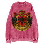 Albania Double Eagle Emblem  - Vintage Sweatshirt