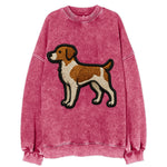 Brittany - Contemporary athletic logo wi - Vintage Sweatshirt