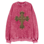 Victorian Cross  - Vintage Sweatshirt