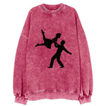 Swing dancers aerial lift - Vintage Sweatshirt