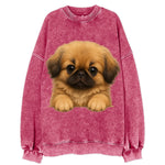 Pekingese  - Vintage Sweatshirt