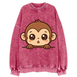Baby Monkey  - Vintage Sweatshirt