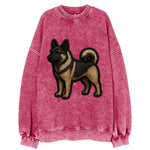 Norwegian Elkhound - Trendy Nordic desig - Vintage Sweatshirt