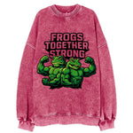 Frogs Together Strong - Vintage Sweatshirt