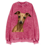 Italian Greyhound  - Vintage Sweatshirt