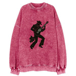 Flamenco guitarist dramatic pose - Vintage Sweatshirt