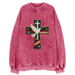 Dove and Cross  - Vintage Sweatshirt