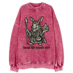 Crystals Healing Hippie Rabbit  - Vintag Vintage Sweatshirt