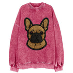French Bulldog - Modern streetwear style - Vintage Sweatshirt