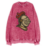 Knight Helmet  - Vintage Sweatshirt