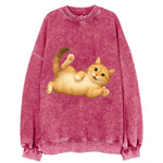 Therapy Cat  - Vintage Sweatshirt