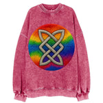 Celtic Shield Knot  - Vintage Sweatshirt