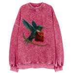 Frostbite Hummingbird Courier  - Vintage Sweatshirt