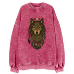Tattoo Wolf Flash  - Vintage Sweatshirt