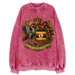 Uganda Crested Crane Emblem  - Vintage Sweatshirt