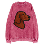 Irish Setter - Contemporary red setter l - Vintage Sweatshirt