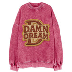 DAMN;DREAM BIG Motivational White Cap - Vintage Sweatshirt