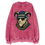 Glacier Mountain Goat - Vintage Sweatshirt
