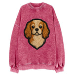 Cavalier King Charles Spaniel - Modern g - Vintage Sweatshirt
