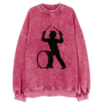 Drummer with drumsticks raised high - Vintage Sweatshirt
