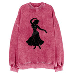 Belly dancer graceful gesture - Vintage Sweatshirt