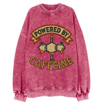 Powered By Caffeine  - Vintage Sweatshirt