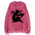 Reader lost in book moment - Vintage Sweatshirt